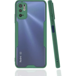 Xiaomi Poco M3 Pro Kılıf Zore Parfe Kapak-Koyu YEŞIL-8682314132138-OTNV56236