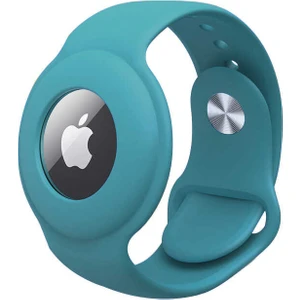 Uyumlu Airtag Anahtarlık Kordon - TURKUAZ-8682314138406-OTNV54147