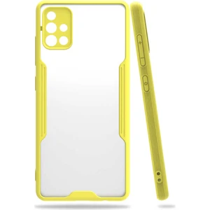 Galaxy A71 Kılıf Zore Parfe KAPAK-SARI-8682314068536-OTNV46009