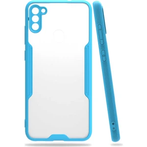 ZORE Galaxy M11 Kılıf  Parfe KAPAK-MAVI-8682314068628-OTNV45980