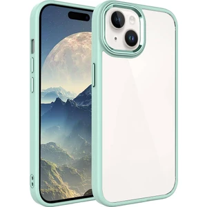 ZORE Apple iPhone 15 Plus Kılıf  Krom KAPAK-YEŞIL-8680436712320-OTNV93042