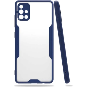 Galaxy A71 Kılıf Zore Parfe KAPAK-LACIVERT-8682314068512-OTNV46013