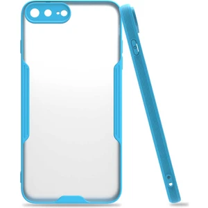 ZORE Apple iPhone 8 Plus Kılıf  Parfe KAPAK-MAVI-8682314067584-OTNV45594