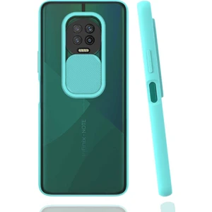 Infinix Note 7 Kılıf Zore Lensi KAPAK-TURKUAZ-8682314110167-OTNV50439