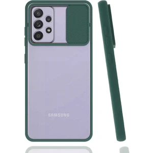ZORE Galaxy A52 Kılıf  Lensi Kapak-Koyu YEŞIL-8682314103770-OTNV52899