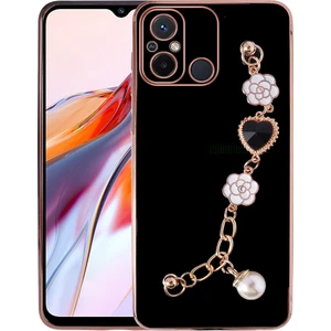ZORE Xiaomi Redmi 12C Kılıf El Tutamaçlı Kamera Korumalı  Taka Silikon KAPAK-SIYAH-8680436677384-OTNV
