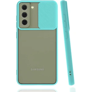 Galaxy S22 Kılıf Zore Lensi KAPAK-TURKUAZ-8680436430415-OTNV68795