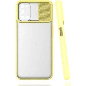 ZORE Oppo A72 Kılıf  Lensi KAPAK-SARI-8682314091329-OTNV50090