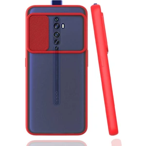 ZORE Oppo Reno 2z Kılıf  Lensi KAPAK-KIRMIZI-8682314091442-OTNV50110