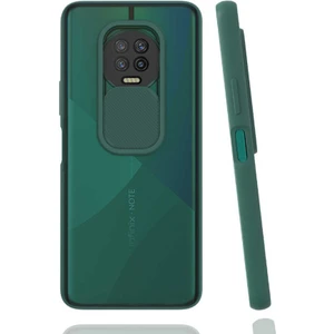 ZORE Infinix Note 7 Kılıf  Lensi Kapak-Koyu YEŞIL-8682314095020-OTNV50443