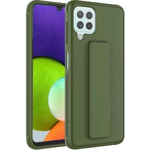 ZORE Galaxy M32 Kılıf  Qstand Kapak-Koyu YEŞIL-8680436467640-OTNV72842