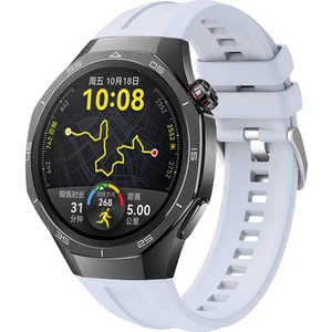 Huawei Watch Gt5 Pro 46MM Uyumlu KRD-130 Silikon Kordon Strap Kayış-Buz MAVISI-8680436823569-OT