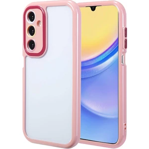 Galaxy A15 Kılıf Kamera Korumalı Renkli Kenar ve Çerçeve Tasarımlı Zore Vitamin KAPAK-MÜRDÜM-8680436