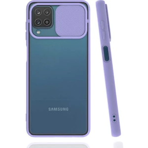 ZORE Galaxy A12 Kılıf  Lensi KAPAK-LILA-8682314140461-OTNV56544