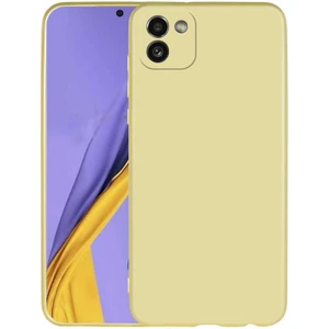 ZORE Galaxy A03 Kılıf  Premier Silikon KAPAK-GOLD-8680436482612-OTNV77491