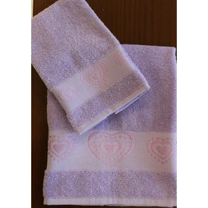 Ender Home Sevgililer ve Anneler Günü Hediyelik 2'li Havlu Kalpli Havlu Seti