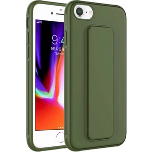Apple iPhone 7 Uyumlu Zore Qstand Kapak-Koyu YEŞIL-8680436463857-TA72922-OTNV