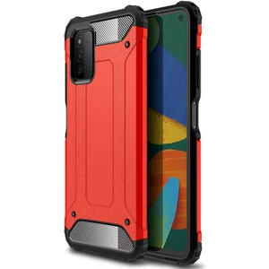 ZORE Galaxy A03S Kılıf  Crash Silikon KAPAK-KIRMIZI-8680436171493-OTNV61688
