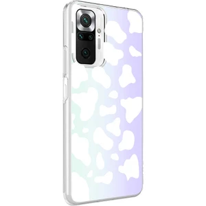 Xiaomi Redmi Note 10 Pro Kılıf Zore M-Blue Desenli Kapak-Cow NO2-8680436358924-OTNV67412