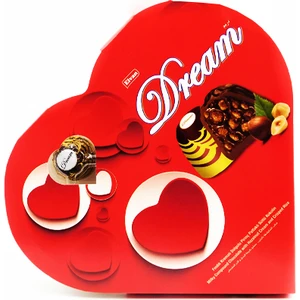 Dream Fındıklı Çikolata 124  gr (1 Kalp Kutu)
