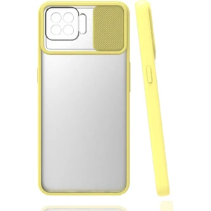ZORE Oppo A73 Kılıf  Lensi KAPAK-SARI-8682314091640-OTNV50426