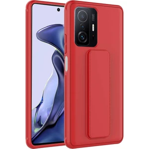 ZORE Xiaomi Mi 11T Pro 5g Kılıf  Qstand KAPAK-KIRMIZI-8680436470992-OTNV72692