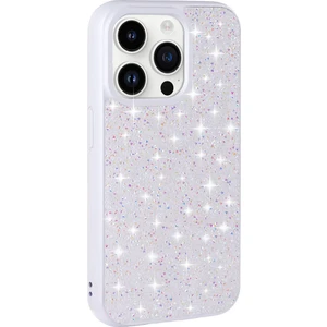ZORE Apple iPhone 14 Pro Max Kılıf Parlak Taşlı Tasarım  Pırlanta KAPAK-BEYAZ-8680436754016-OTNV99668