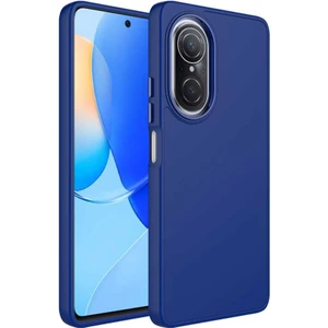ZORE Huawei Nova 9 Se Kılıf Metal Çerçeve ve Buton Tasarımlı Silikon  Luna KAPAK-LACIVERT-86804366339