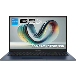 Vivobook X1504VA-NJ2405 Intel Core I5-1334U 8gb Ddr4 512GB SSD 15.6 Inç Full Hd 60Hz Freedos Laptop