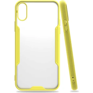 ZORE Apple iPhone Xs 5.8 Uyumlu  Parfe KAPAK-SARI-8682314067652-TA45607-OTNV