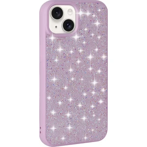 Apple iPhone 15 Plus Kılıf Parlak Taşlı Tasarım Zore Pırlanta KAPAK-LILA-8680436754290-OTNV99677