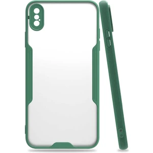 ZORE Apple iPhone Xs Max 6.5 Uyumlu  Parfe Kapak-Koyu YEŞIL-8682314067805-TA45628-OTNV