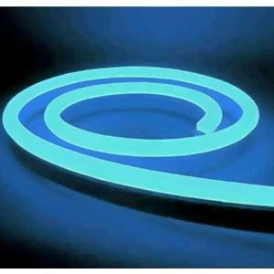 CT-4455 12V Neon LED Hortum Buz Mavi Işık 1 Metre