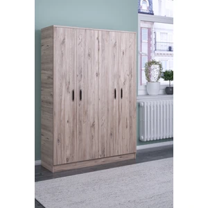 Abete-4 Kapılı Gardırop -Atlantik Çam
