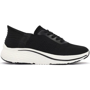 Zero Kadın Siyah Bağcıklı Kalın Tabanlı Sneaker 25SFE49556F