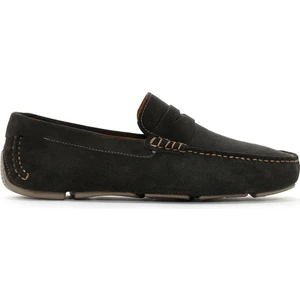 Erkek Haki Süet Deri Loafer 25SFD630310