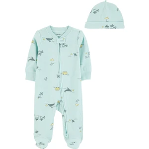Layette Erkek Bebek Tulum Set 2'Li Paket