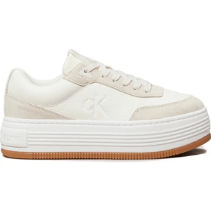 Calvin Klein Bold Flatf Low Lace Tumb Bej Kadın Sneaker