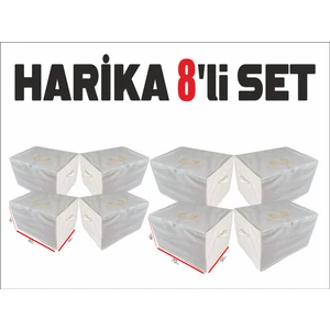 4 Adet Baza Altı Düzenleyici Organizer Hurç 4 Adet Mega Yorgan Hurç