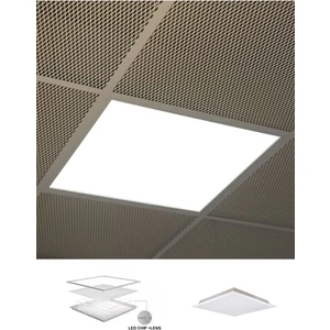 Gökyüzü Panel T24 Line IN-60 cm   x 60 cm  Sıva Altı LED Panel, Taş Yünü Asma Tavan LED , Beyaz Işık, Kare Backlight