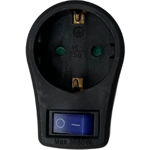 3680W Şok Akım Korumalı Priz 16A 250V Tekli Akım Koruyucu