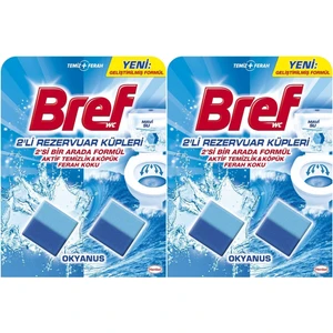 Koku Giderici Jel Küpü - Okyanus (Klozet - Rezervuar - Tuvalet - Blok) (4 Lü Set) (2pk*2)