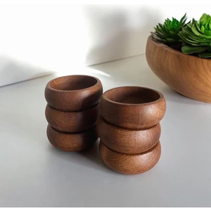 Bambu Yuvarlak 6,lı Çerezlik Sunum Kasesi 6 Adet