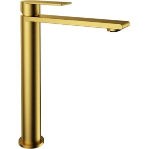 Yüksek Lavabo Bataryası (Fırçalanmış Altın) FJ-SS1022