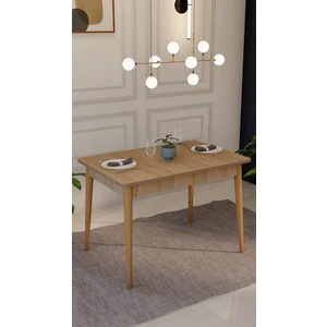 Almond Mobilya 70 x 105 Mdf Mutfak Masası ,ahşap Masa , 4 Kişilik Masa, Çalışma Masası, Sabit Masa, Balkon Masası
