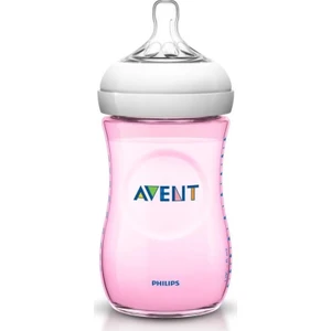 Philips Avent Natural PP Biberon 260 ml 1 ay+ Pembe SCF034/17