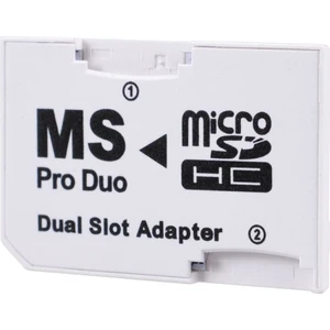 Psp Memory Stick Pro Duo Adaptör Dual Slot Psp Hafıza Kartı Adaptör Dual Mikro Sd Kart Çevirici
