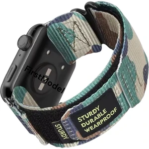 Huawei Watch Fit 3,4,4 Pro Uyumlu Premium Cırtlı Bant Kordon Kamufaj Yeşil