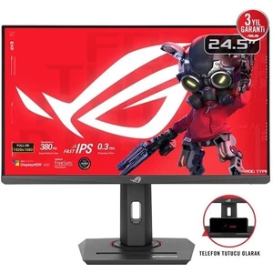 24.5" IPS Rog Strıx XG259QNG 0.3ms 380HZ Hdmı-Dp Gamıng Monitör 1920X180