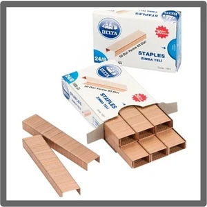 Delta Zımba Teli 24/6 Bakır - 10 Paket